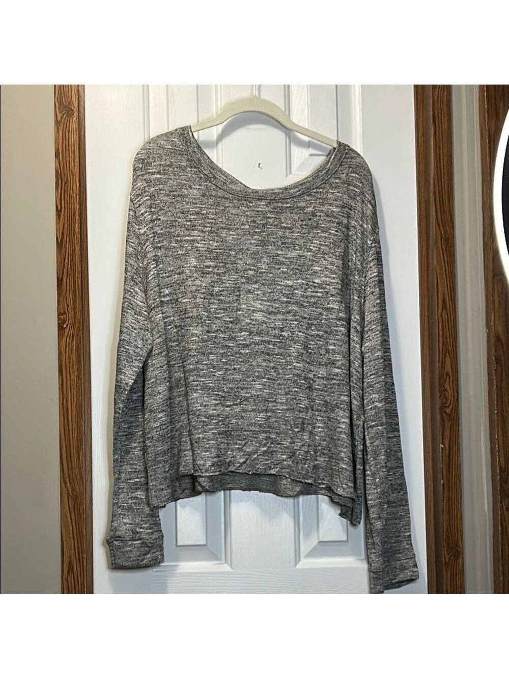 Agnes & Dora Black and White Crew Neck Sweater NWT